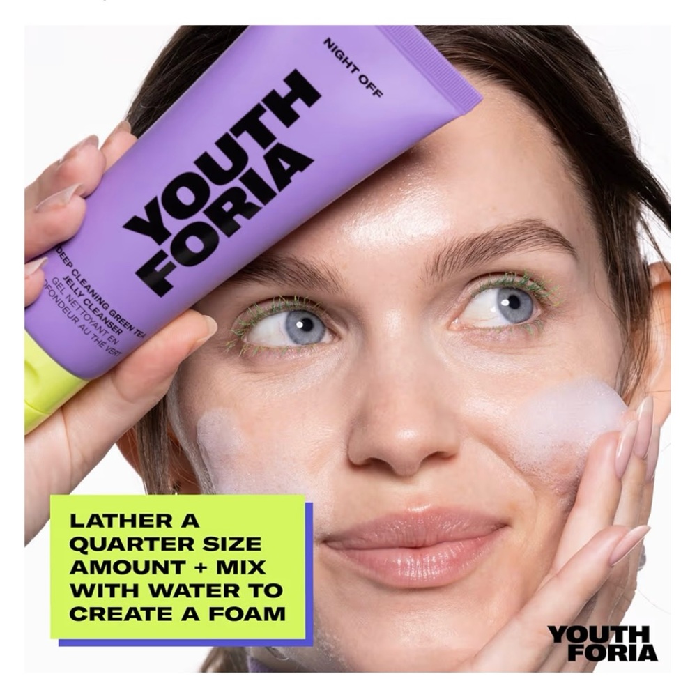 YOUTHFORIA Night Off Face Wash Green Tea Deep Cleanser - Picture 5 of 8